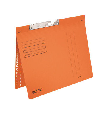 Pendelhefter 2014-00-45, A4 orange Karton 250g