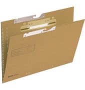 Pendelmappe, Natronkarton, 250 g/m&sup2;, seitlich offen, A4, braun
