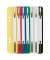 Heftstreifen kurz 3710-00-99, 35x158mm, Kunststoff mit Kunststoffdeckleiste, farbig sortiert
