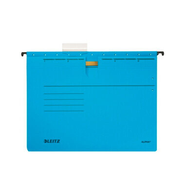 Hängehefter ALPHA 1984-00-35, A4 blau Recyclingkarton 275g