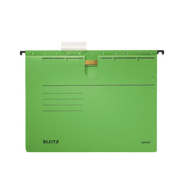 Hängehefter ALPHA 1984-00-55, A4 grün Recyclingkarton 275g