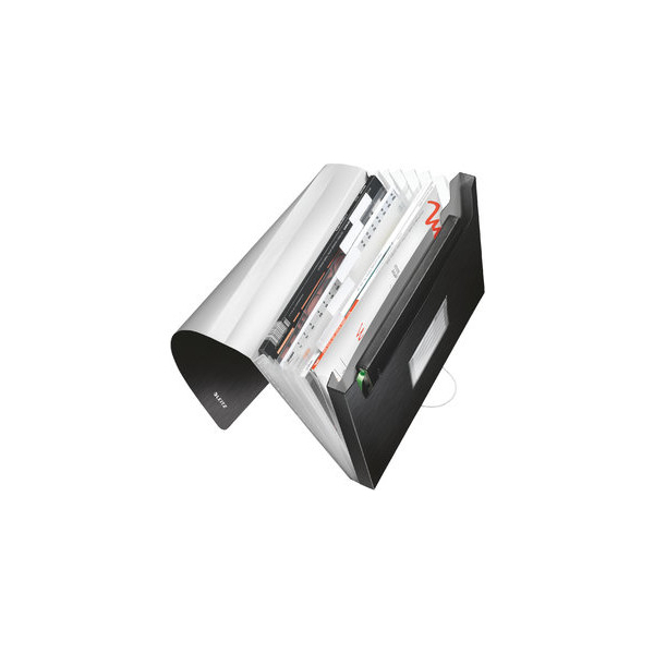 4002432566259 - Fächermappe Style PP Gummizugverschluss A4 6 Fächer satinschwarz 4002432566259 Leitz 4002432566259 - Fächermappe Style PP Gummizugverschluss A4 6 Fächer satinschwarz 4002432566259 Leitz