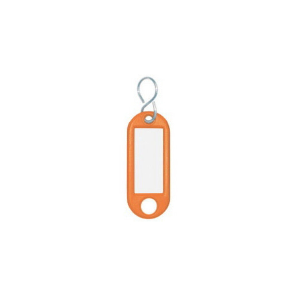 4003801011134 - Schlüsselanhänger KstMet mit S-Haken 52x21x3mm orange 4003801011134 262 803406