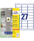 Etiketten L7874-20, weiß 63,5x29,6mm, rechteckig, 