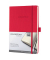 Notizbuch CO654, Conceptum, rot, A5, kariert, 80g, 97 Blatt / 194 Seiten
