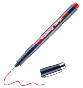 Faserschreiber 1800 profipen, 0,1 mm, Schreibf.: rot