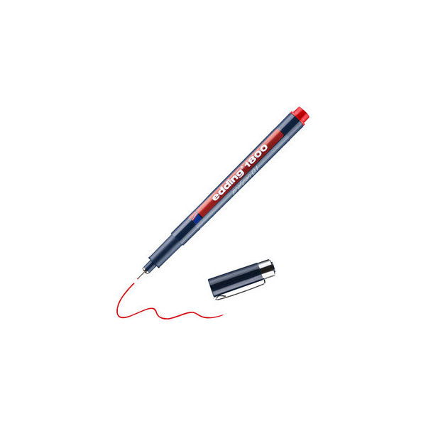 4004764441693 - Faserschreiber 1800 profipen 01 mm Schreibf rot 4004764441693 Edding 4004764441693 - Faserschreiber 1800 profipen 01 mm Schreibf rot 4004764441693 Edding