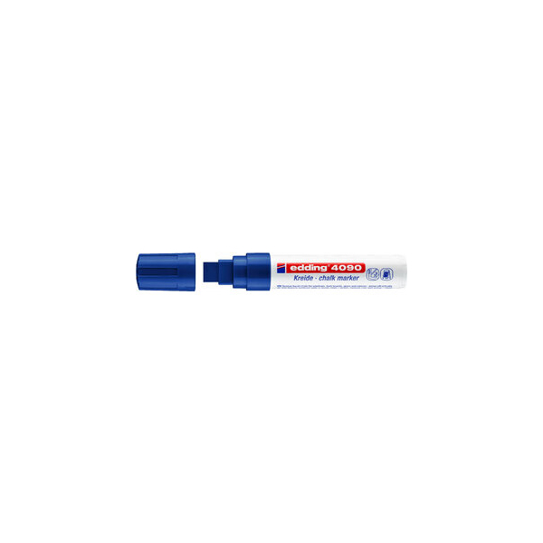 4004764787777 - Kreidemarker 4090 Keilspitze 4 - 15 mm Schreibf blau 4004764787777 edding 5 Stück 4004764787777 - Kreidemarker 4090 Keilspitze 4 - 15 mm Schreibf blau 4004764787777 edding 5 Stück