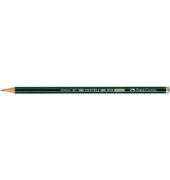 Bleistift CASTELL 9008 STENO, rund, 2B, Schaft: dunkelgrün