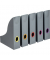 Stehsammler 770657 Varicolor 73x241x306mm A4 Polystyrol anthrazit/farbig sortiert