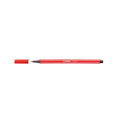Faserschreiber Pen 68, M, 1 mm, Schreibf.: karminrot