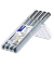 Fineliner-Set pigment liner 308, 308 WP4, grau (Schreibfarbe: schwarz), o,1, 0,3, 0,5, 0,7mm