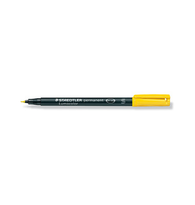 OH-Stift, Lumocolor® 313, S, perm., Rsp., 0,4 mm, Schreibf.: gelb