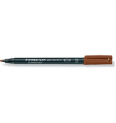 OH-Stift, Lumocolor 314, B, perm., Ksp., 1 - 2,5 mm, Schreibf.: braun