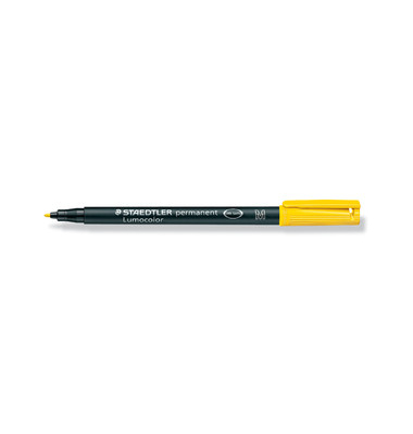 OH-Stift, Lumocolor® 317, M, perm., Rsp., 1 mm, Schreibf.: gelb