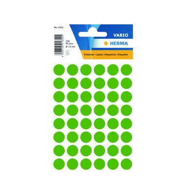 Markierungspunkte Vario 1855, dunkelgr&uuml;n, &Oslash; 12mm
