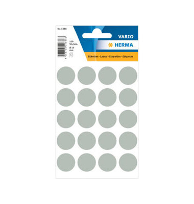 Markierungspunkte Vario 1888, grau, &Oslash; 19mm