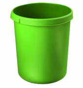 Papierkorb, PP, rund, 30 l, 375 x 410 mm, grün