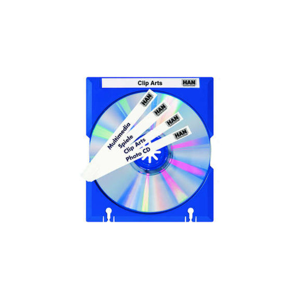 4012473920125 - CD-Hülle MÄX Kunststoff für 1 CDDVD blau CD-Hülle 401247392012