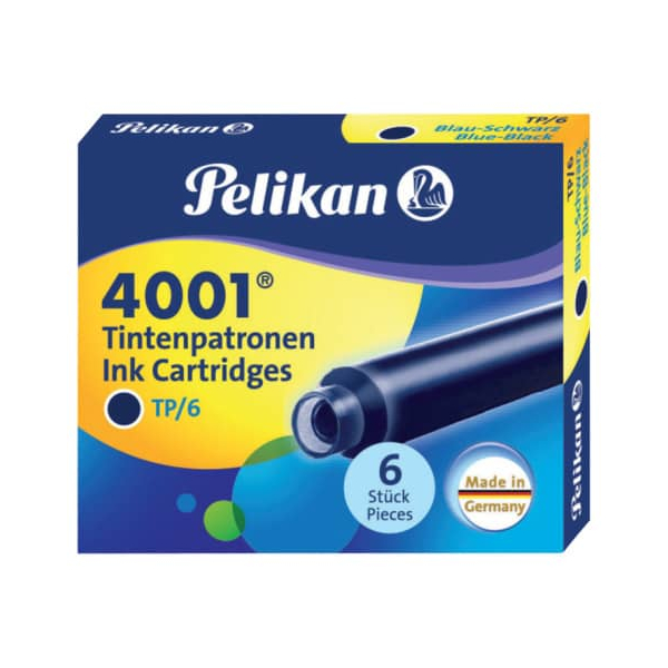 4012700301185 - Füllerpatronen 4001TP 6 301184 blauschwarz 4012700301185 301184 6 Stück