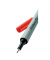 Fineliner 96, 943233, silber (Schreibfarbe: rot), 0,4mm