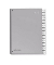 Pultordner 24249 A4 A-Z silber 24-teilig