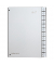 Pultordner 24249 A4 A-Z silber 24-teilig