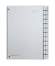 Pultordner 24249 A4 A-Z silber 24-teilig