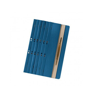 Ösenhefter 80000573, A4 blau 1/4 Vorderdeckel, Karton 250g