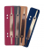 Heftstreifen kurz 4012000413, 3,4x15cm (BxL), Recyclingkarton mit Metalldeckleiste, blau