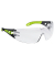 Schutzbrille pheos 9192 225 HC/AF farblos schwarz/grün