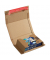 Buchverpackung Universal CP020.02 braun, f&uuml;r A5, innen 217x155x60mm, Kraftliner Wellpappe 1-wellig
