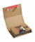 Buchverpackung Universal CP020.04 braun, f&uuml;r A5+, innen 251x165x60mm, Kraftliner Wellpappe 1-wellig