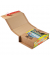 Buchverpackung Universal CP020.12 braun, f&uuml;r C4, innen 325x250x80mm, Kraftliner Wellpappe 1-wellig