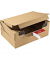 Versandkarton Return Box L CP069.06 braun, bis DIN A4+, innen 336x242x140mm, Kraftliner Wellpappe 1-wellig