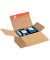 Versandkarton Blitzbodenkarton CP151.118 braun, bis DIN A5+, innen 230x16x125mm, Pappe
