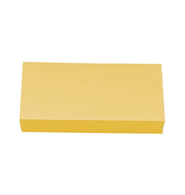 Moderationskarte, Rechteck, 20,5 x 9,5 cm, 130 g/m², gelb
