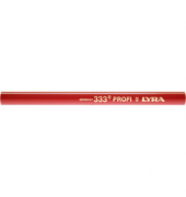 Zimmermannsbleistift PROFI, 333/24, Härte 2H, rot