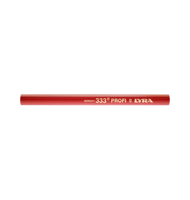 Zimmermannsstift, 333/24, rot, k.A., 2H