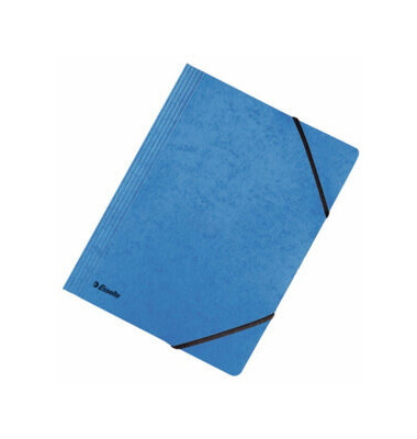 Eckspanner Rainbow, Karton, 390 g/m², A4, 23,2 x 32 cm, blau