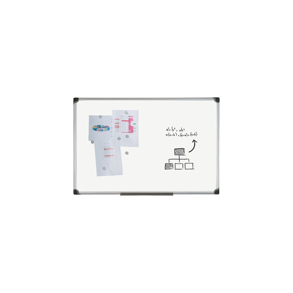 Bi-Office Whiteboard  Classic, CR1201178, 180x120cm, emailliert, Aluminiumrahmen 5603750541646 Bi-Office
