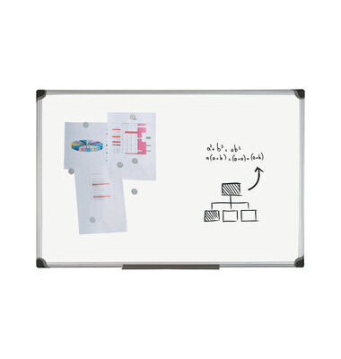 Whiteboard CR0901178, 150x100cm, emailliert, Aluminiumrahmen