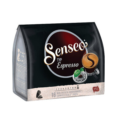 Kaffeepad, Espresso, koffeinhaltig