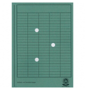 Umlaufmappe, Karton (RC), 250 gm², A4, 23 x 32 cm, grün