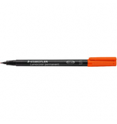 OH-Stift, Lumocolor 313, S, perm., Rsp., 0,4 mm, Schreibf.: orange