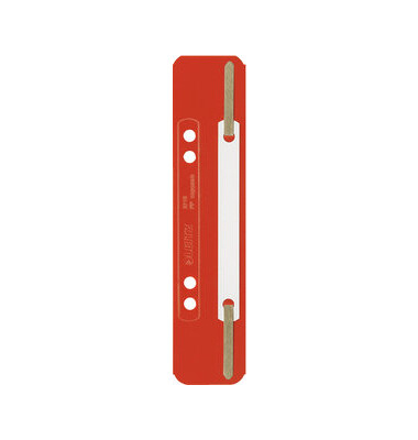 Heftstreifen, PP, kurz, 35 x 158 mm, rot
