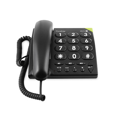 Phoneeasy 311C Schwarz