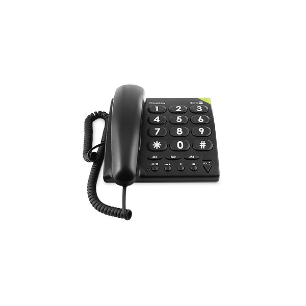 Bürobedarf DORO Telefon - Thüringen schwarz 311c PhoneEasy
