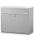 Briefkasten 8601 silber 36 x 31 x 15 cm