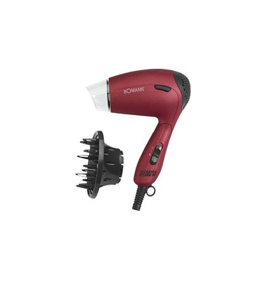 BOMANN HTD 8005 CB Reisehaartrockner rot 1.300 W BOMANN HTD 8005 CB Reisehaartrockner rot 1.300 W